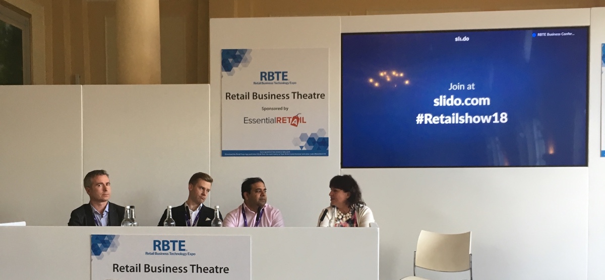 Image of the panel at the Retail Business Technology Expo